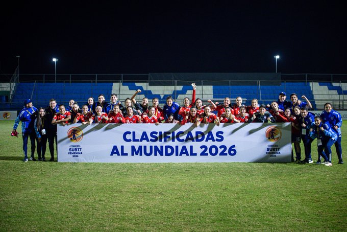 Chile Sub 17 femenina clasifica al Mundial de Marruecos tras triunfo sobre Ecuador