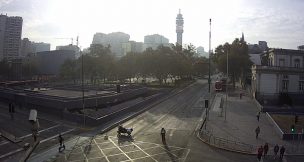 Alameda al oriente permanece cerrada por incidentes frente al Instituto Nacional