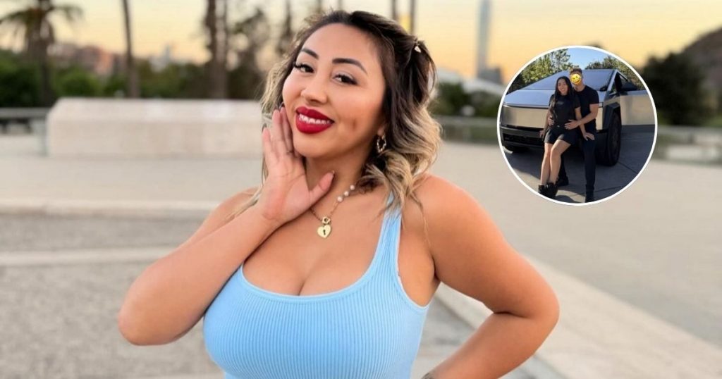 “Estoy…”: Naya Fácil reacciona tras rumores por foto con misterioso hombre en su Cybertruck