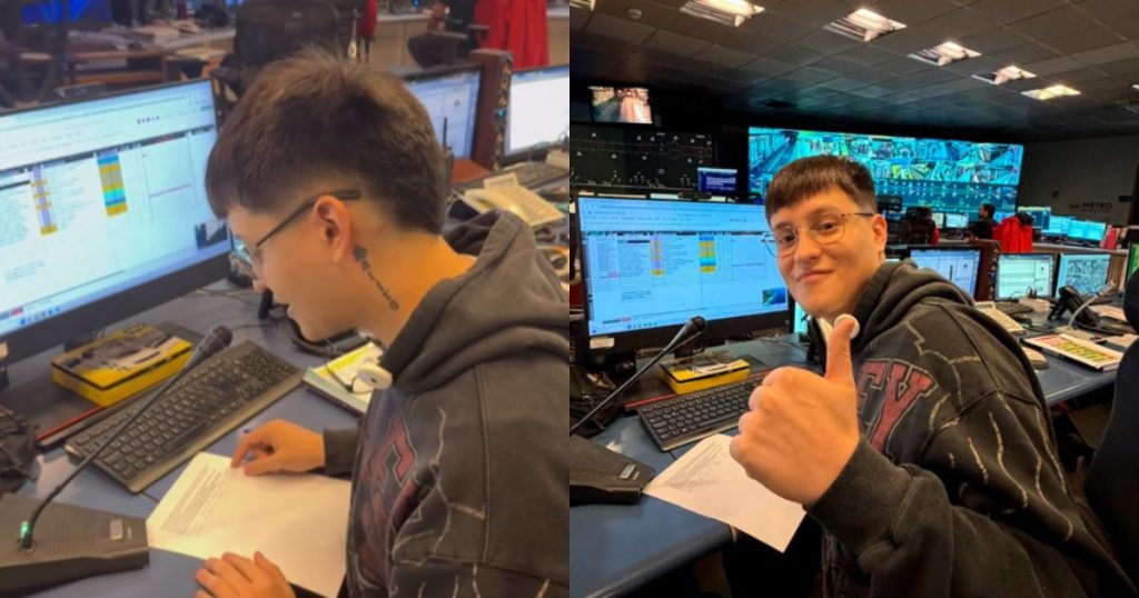 Kidd Voodoo sorprendió a pasajeros del Metro de Santiago con inesperado anuncio