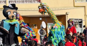 Talleres gratuitos de marionetas gigantes llegarán a barrios de Santiago