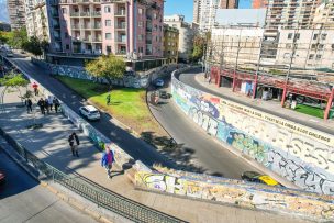 Proyecto en Diagonal Paraguay busca recuperar espacios públicos en Santiago Centro