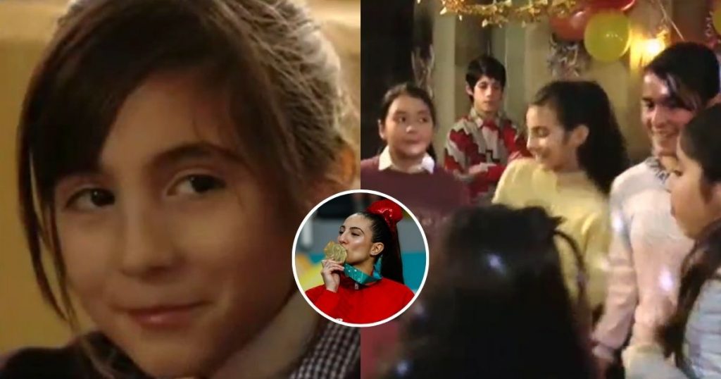 Video viral reveló que destacada deportista chilena apareció de niña en Los 80