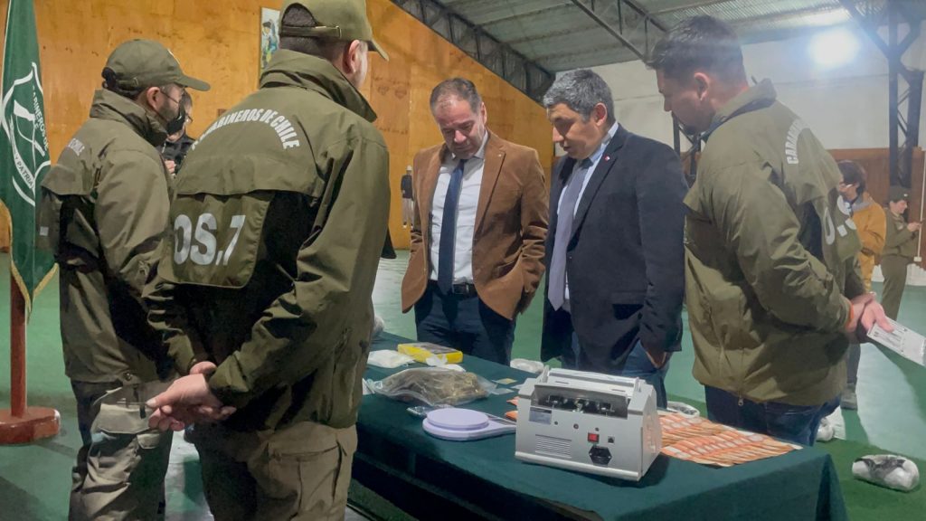 Carabineros desarticula red de tráfico de drogas en el sur del país