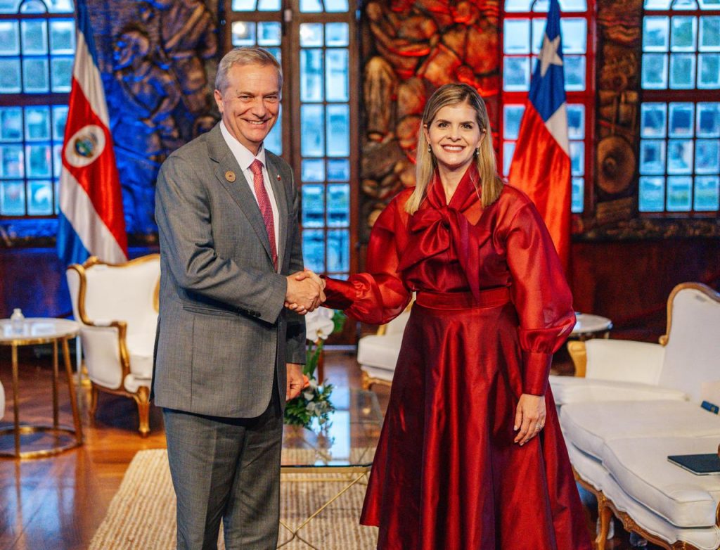 Presidente Kast en cambio de mando en Costa Rica: afirma que no apoyará otras candidaturas a la ONU