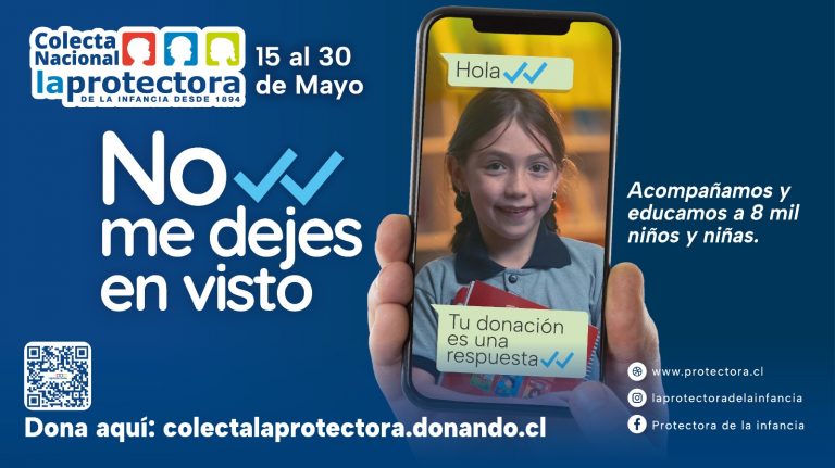“No me dejes en visto”: La Protectora de la Infancia lanza su Colecta 2026 para volver a poner a la niñez en el centro