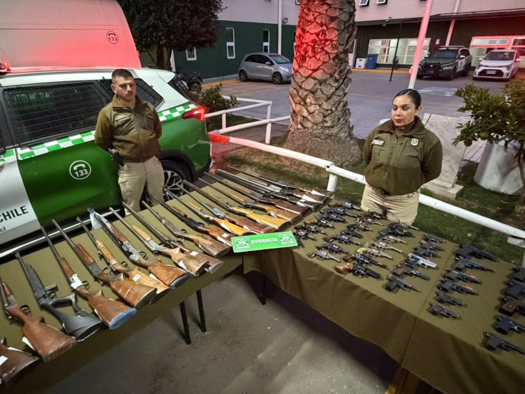 Retiran 113 armas y más de 2.400 municiones en operativo de control en San Bernardo