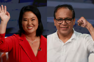 Perú confirma balotaje entre Keiko Fujimori y Roberto Sánchez tras más de un mes contando los votos