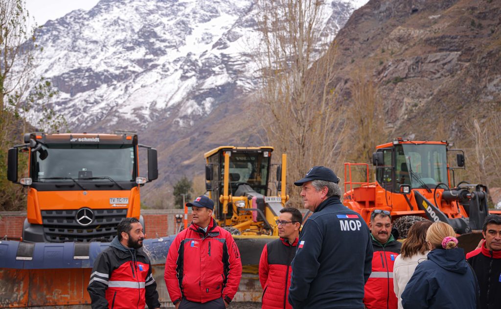 MOP inicia operativo invernal para mantener abierto el Paso Los Libertadores