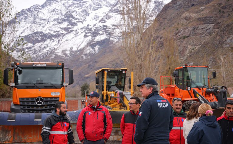 MOP inicia operativo invernal para mantener abierto el Paso Los Libertadores