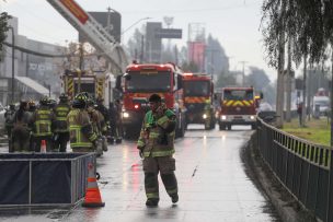 Incendio en Cerrillos: Revisa las calles que permanecen cerradas por la emergencia