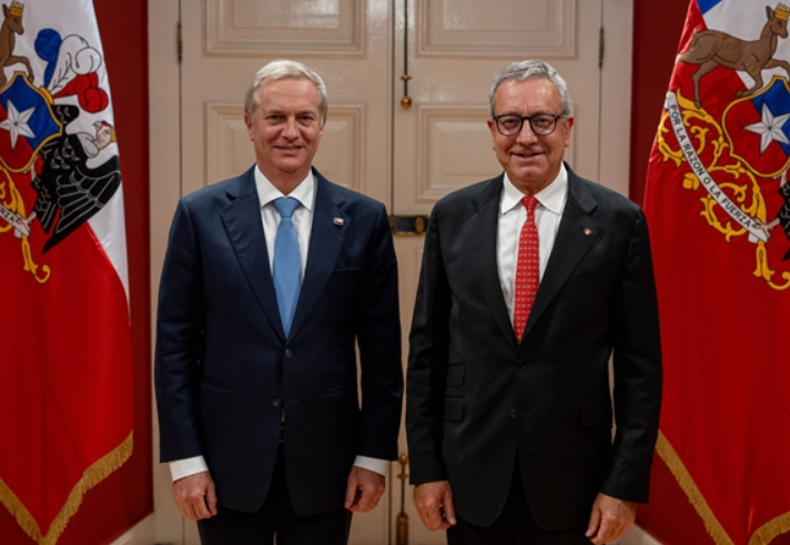 Presidente Kast se reúne con Bernardo Fontaine para abordar desafíos y proyectos de Codelco