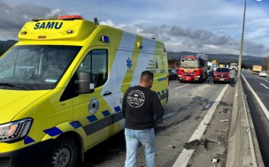 Tragedia en Coronel: choque múltiple deja un trabajador del SAMU fallecido y 10 lesionados