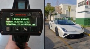 Detienen a conductor de Lamborghini por circular a 171 km/h en Vitacura