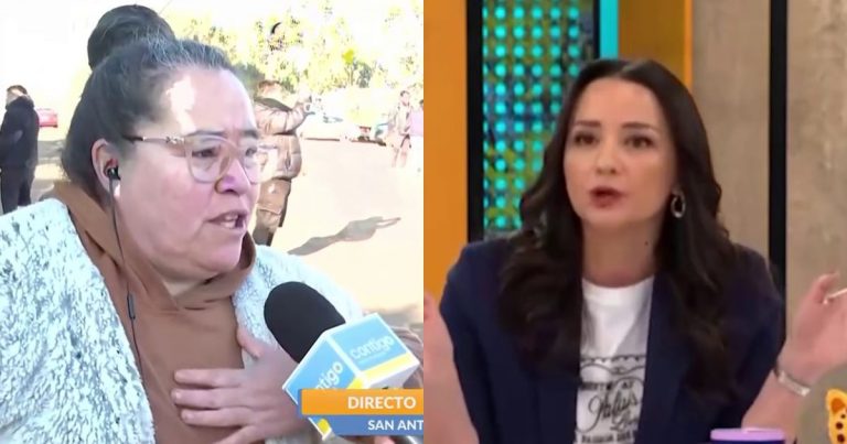 Tenso momento en 