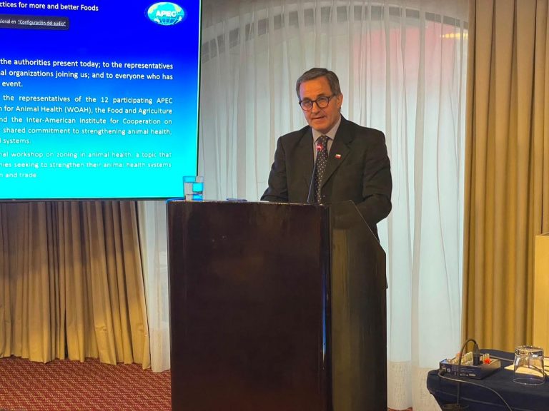 Chile impulsa desde APEC una agenda sanitaria para proteger el patrimonio zoosanitario