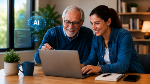 Ofrecen 750 becas gratuitas para que mayores de 55 años aprendan Inteligencia Artificial