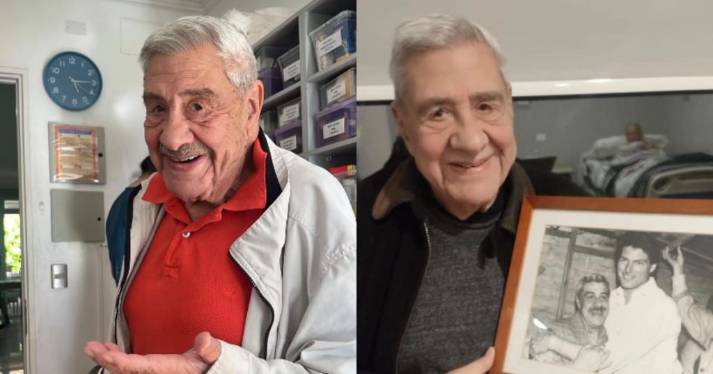 “Quiéreme hasta que me vaya”: la emotiva despedida de la casa de reposo donde vivió Julio Jung