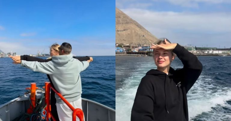 Alexis Sánchez sorprendió a Alexandra Litvinova con romántico paseo en Tocopilla