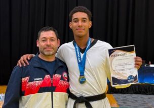 Joaquín Churchill logró su segundo oro en Taekwondo en el Australian Open