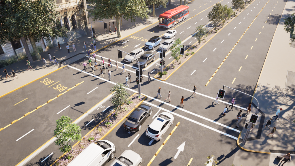 Adiós al paso bajo nivel: construirán nuevo cruce peatonal en plena Alameda