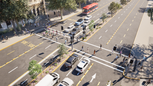 Adiós al paso bajo nivel: construirán nuevo cruce peatonal en plena Alameda