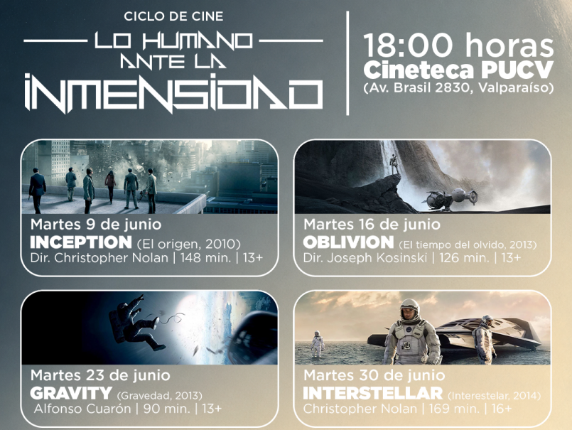 Cineteca PUCV presenta ciclo gratuito de ciencia ficción