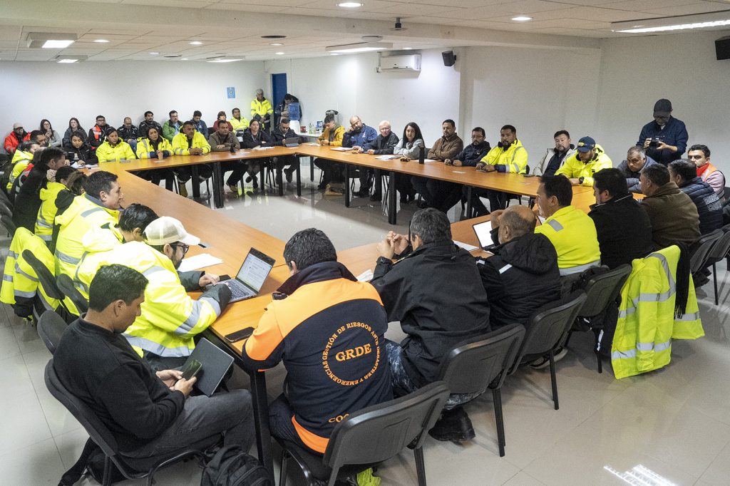 Sistema frontal en Coquimbo: Autoridades realizan llamado a la precaución en nuevo Cogrid Comunal