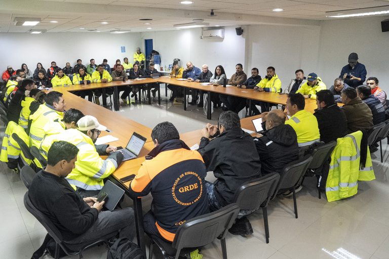 Sistema frontal en Coquimbo: Autoridades realizan llamado a la precaución en nuevo Cogrid Comunal