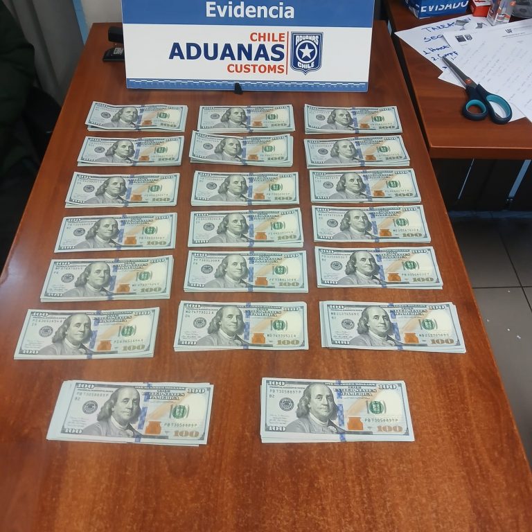 Aduanas detecta contrabando de casi US$280 mil ocultos en camión en Chungará