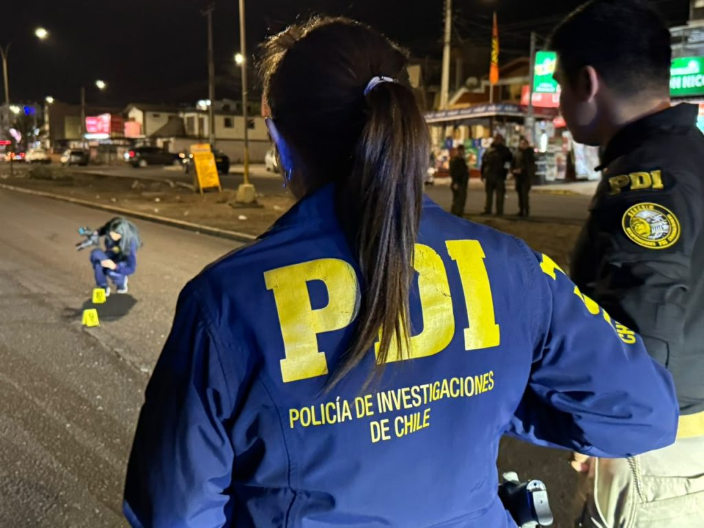 Investigan homicidio en Arica: un fallecido y un herido grave tras ataque con armas de fuego