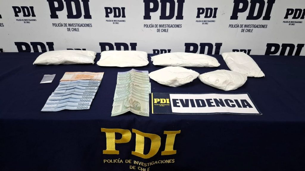 PDI detiene a dos chilenos que intentaban ingresar casi dos kilos de ketamina desde Perú
