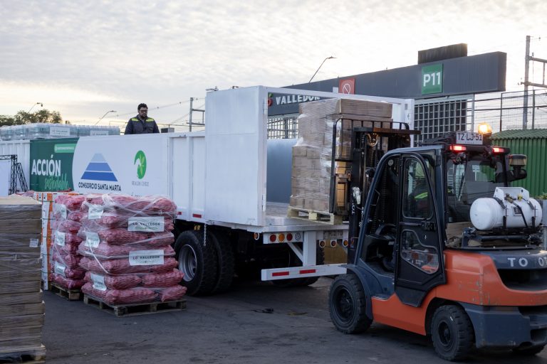 Mercado Lo Valledor y Fundación Realim envían más de 15 toneladas de alimento a víctimas del temporal en Coquimbo