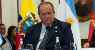 Fiscal nacional Ángel Valencia protagoniza accidente de tránsito: Motociclista resultó lesionado