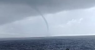 ¿Qué hacer si ves una tromba marina? Estas son las recomendaciones de Senapred