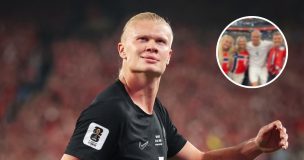 ¿Igualitos? Hermana de Erling Haaland sorprendió en las tribunas del Mundial 2026 y se llenó de comentarios