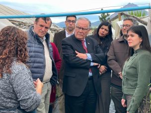 Ministerio de Agricultura inicia catastro de daños y refuerza apoyo a productores tras sistema frontal