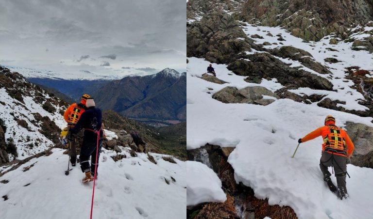 Montañista sufrió caída en cerro de La Florida y fue rescatado por aire por Carabineros