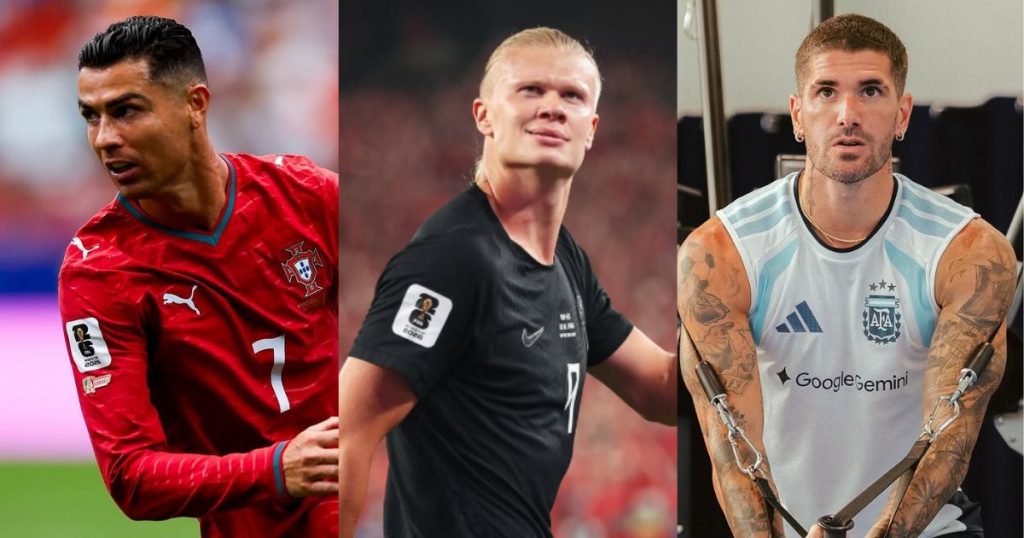 Chilenos eligen a los futbolistas más guapos del Mundial: Cristiano Ronaldo lidera y Haaland queda fuera