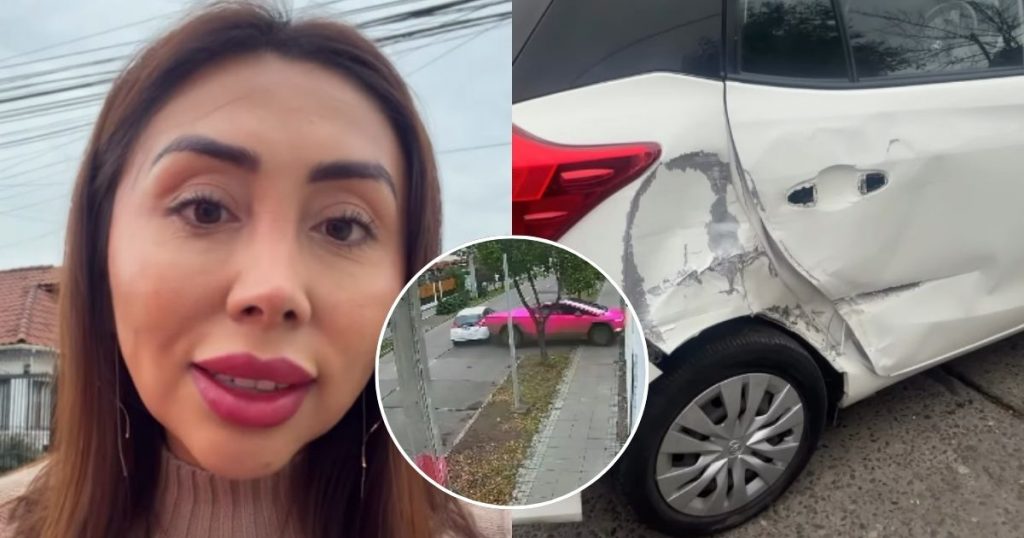 “No le voy a decir a la prensa”: Naya Fácil chocó a su vecino y mostró el video del accidente