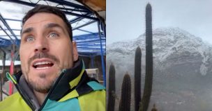 “Así amaneció”: Pangal Andrade mostró cómo quedó el Cajón del Maipo tras el sistema frontal