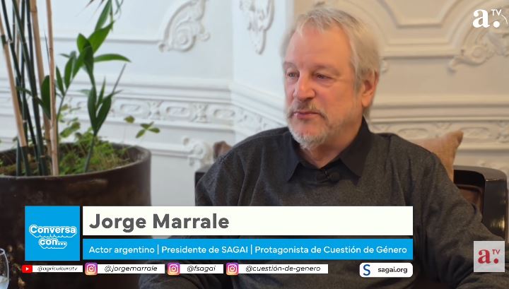 Carmen Ibáñez conversa con Jorge Marrale, presidente de SAGAI y actor argentino