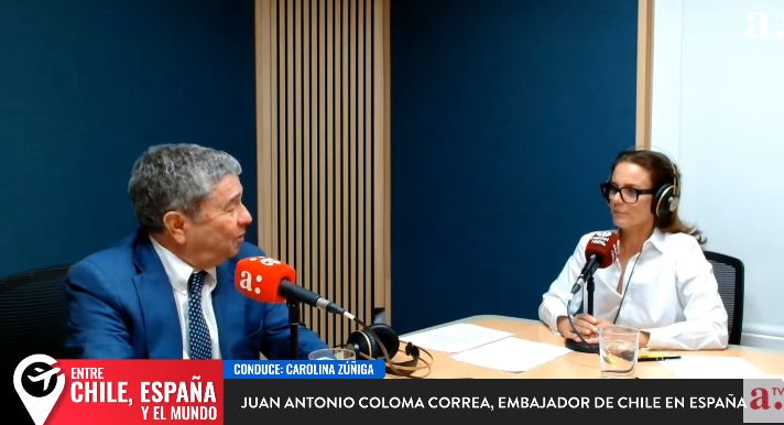 Embajador Juan Antonio Coloma destaca las oportunidades para fortalecer las relaciones entre Chile y España