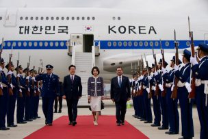 Canciller recibe al Presidente de Corea del Sur en visita oficial con foco en comercio, minería y seguridad