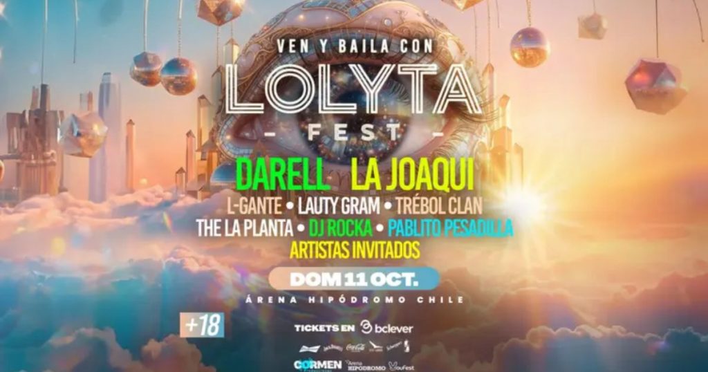 Lolyta Fest 2026 confirma a Darell, L-Gante y La Joaqui: así será el nuevo festival urbano diurno de Chile