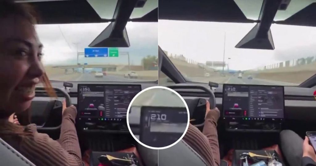 Naya Fácil desata polémica tras mostrar video conduciendo a más de 200 km/h
