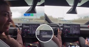 Naya Fácil desata polémica tras mostrar video conduciendo a más de 200 km/h