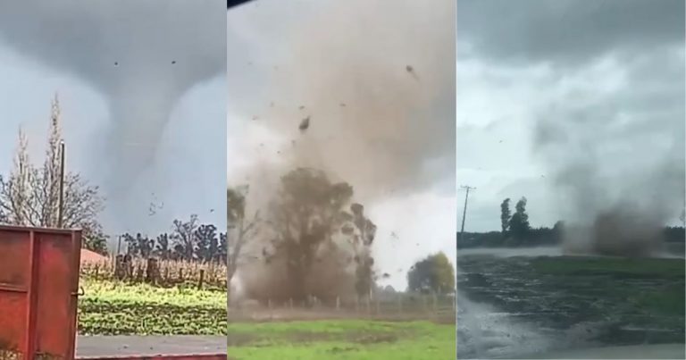 Meteorología confirma tornado en Ñuble y no descarta nuevos fenómenos por inestabilidad atmosférica