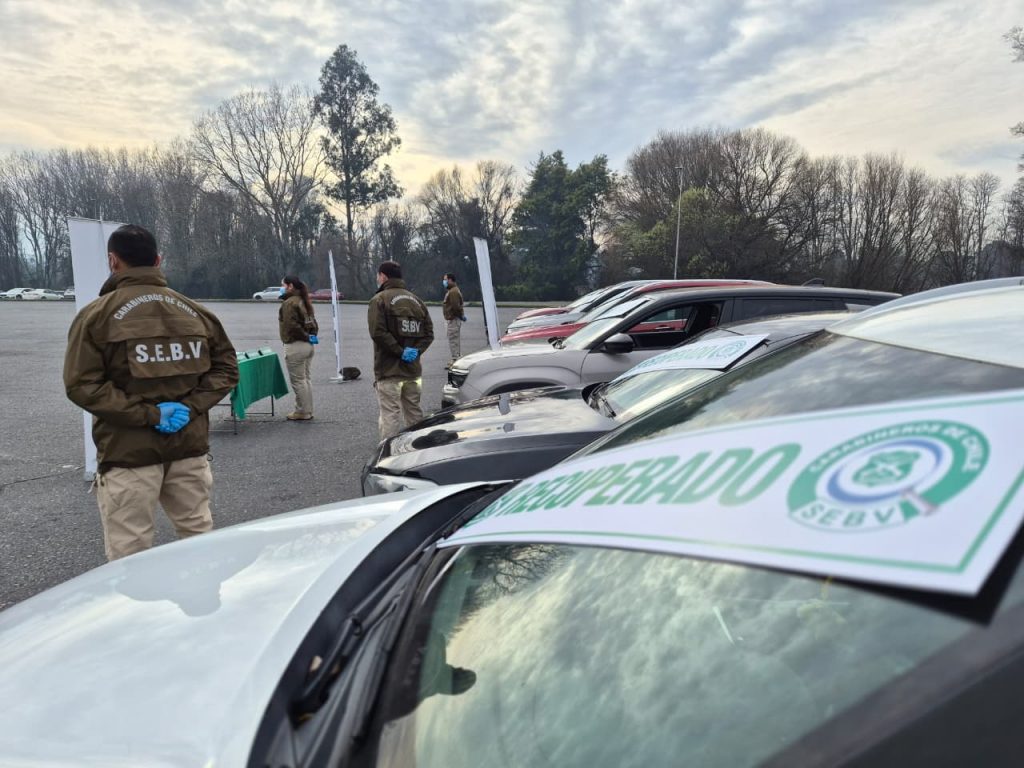 Plan Centinela permite recuperar 46 vehículos robados y detener a 25 personas en La Araucanía