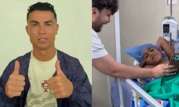 Cristiano Ronaldo sorprende a niño venezolano que perdió a sus padres con especial promesa